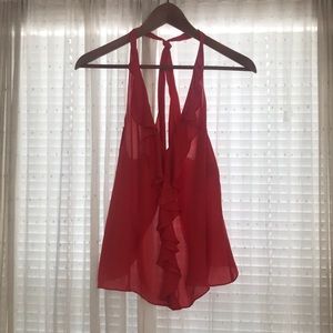 Haute Hippie Bare Back Tank Top